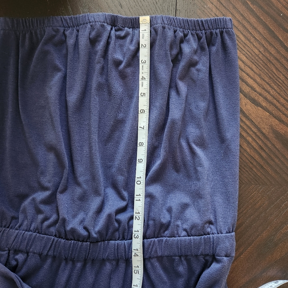 Chic Navy Jumpsuit - Picture 14 of 15